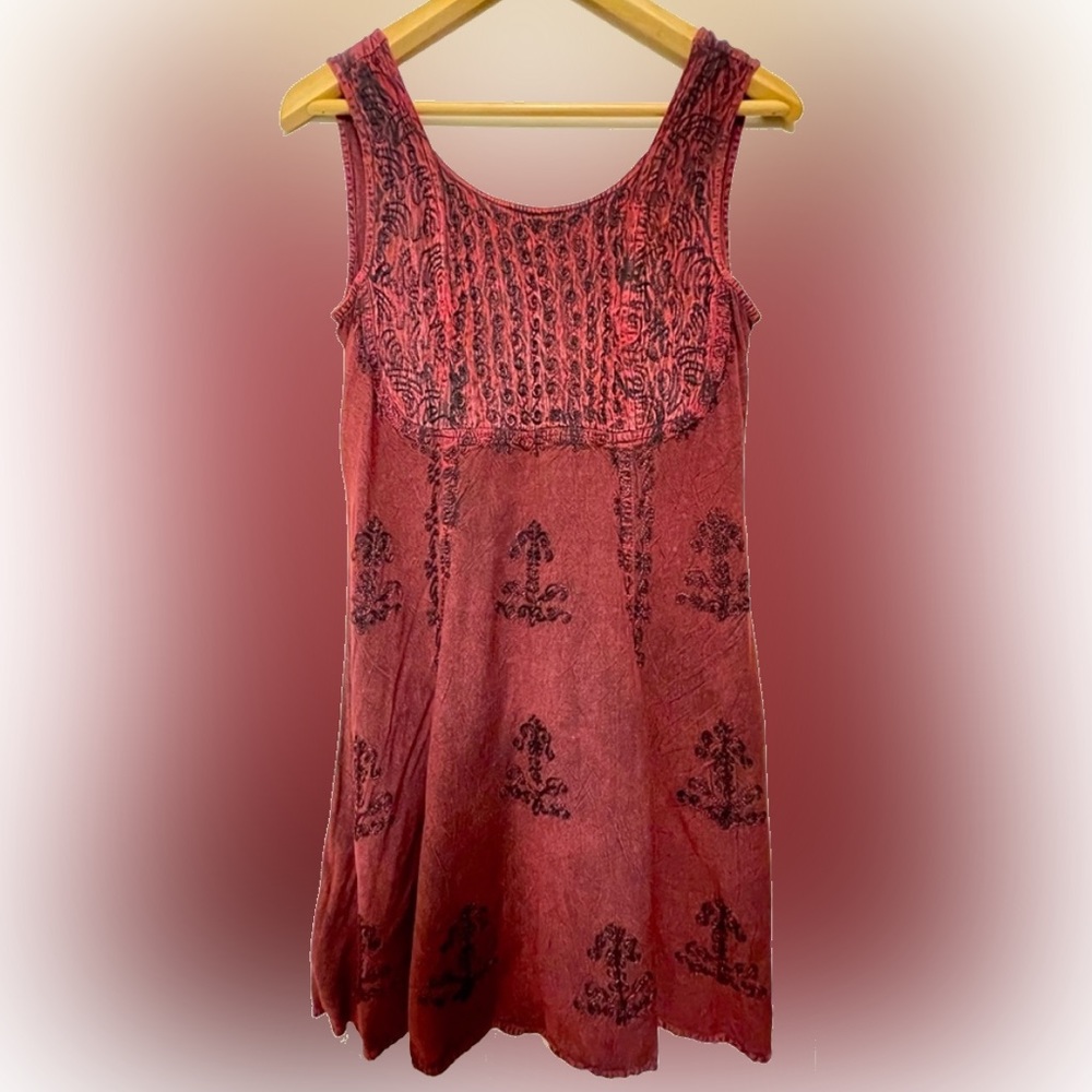 Garnet red dress or tunic